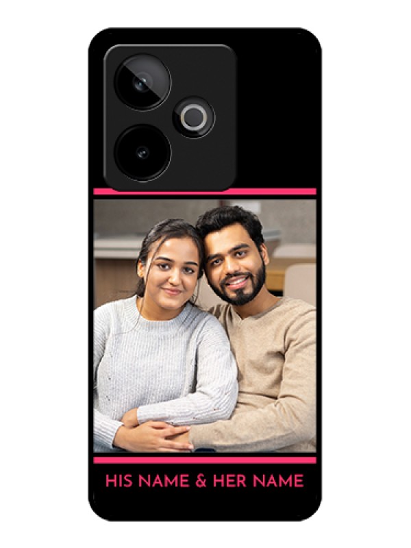 Custom Realme GT 7T 5G Custom Glass Phone Case - With Add Text Design