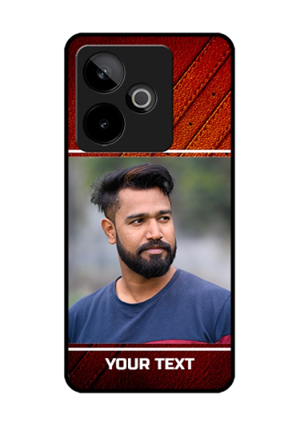 Realme GT 7T 5G Custom Glass Phone Case - Leather Phone Case Design
