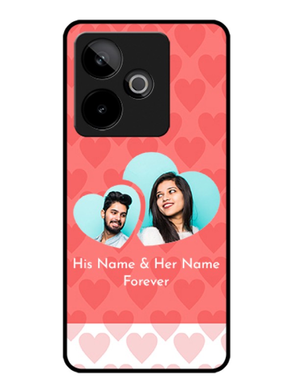 Custom Realme GT 7T 5G Custom Glass Phone Case - Couple Pic Upload Design