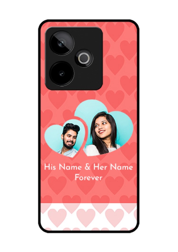 Realme GT 7T 5G Custom Glass Phone Case - Couple Pic Upload Design