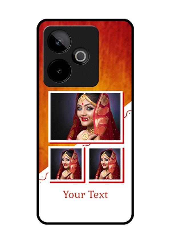 Realme GT 7T 5G Custom Glass Phone Case - Wedding Memories Design