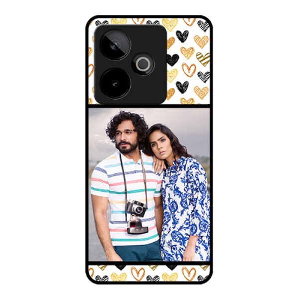 Realme GT 7T 5G Custom Glass Phone Case - Love Symbol Design
