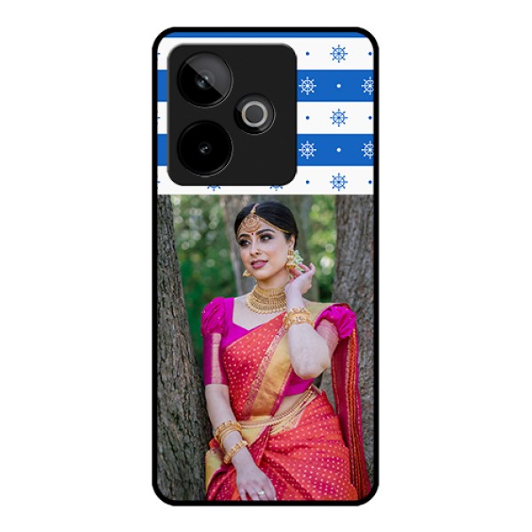 Realme GT 7T 5G Custom Glass Phone Case - Snow Pattern Design