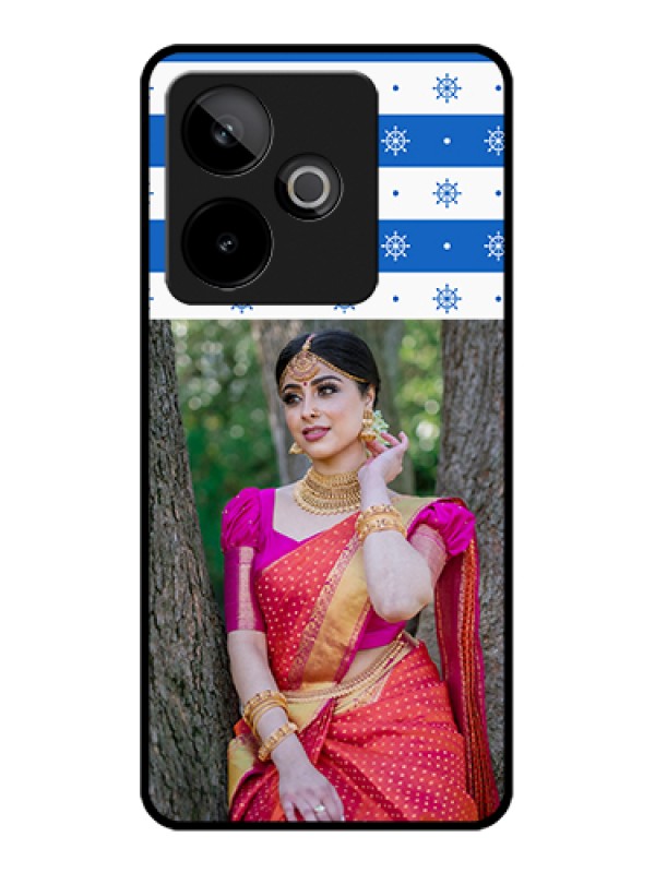 Custom Realme GT 7T 5G Custom Glass Phone Case - Snow Pattern Design