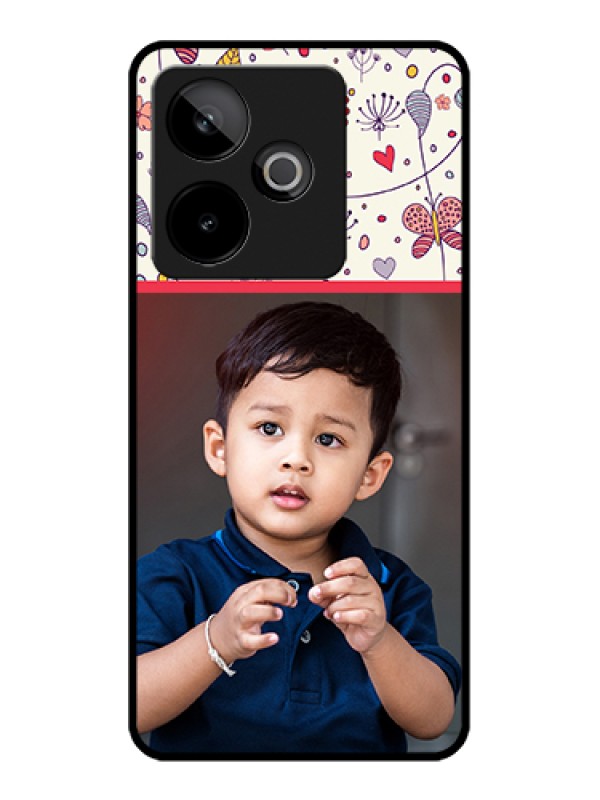 Custom Realme GT 7T 5G Custom Glass Phone Case - Premium Floral Design