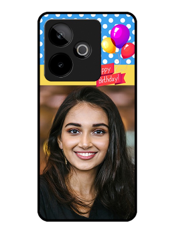 Custom Realme GT 7T 5G Custom Glass Phone Case - Happy Birthday Design