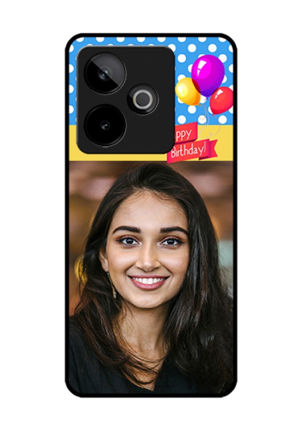 Realme GT 7T 5G Custom Glass Phone Case - Happy Birthday Design