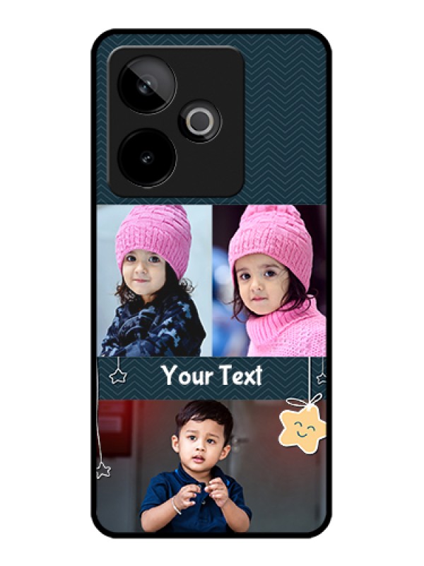 Custom Realme GT 7T 5G Custom Glass Phone Case - Hanging Stars Design