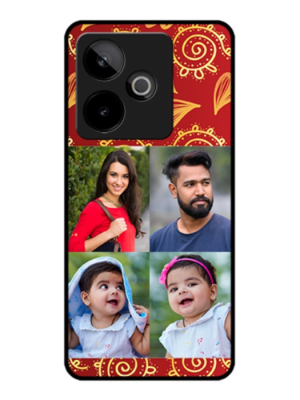 Custom Realme GT 7T 5G Custom Glass Phone Case - 4 Image Traditional Design