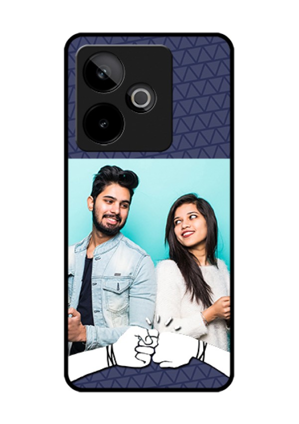 Realme GT 7T 5G Custom Glass Phone Case - With Best Friends Design