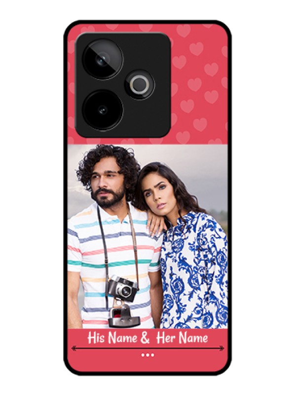 Custom Realme GT 7T 5G Custom Glass Phone Case - Simple Love Design