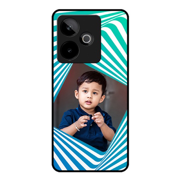 Realme GT 7T 5G Custom Glass Phone Case - Abstract Spiral Design
