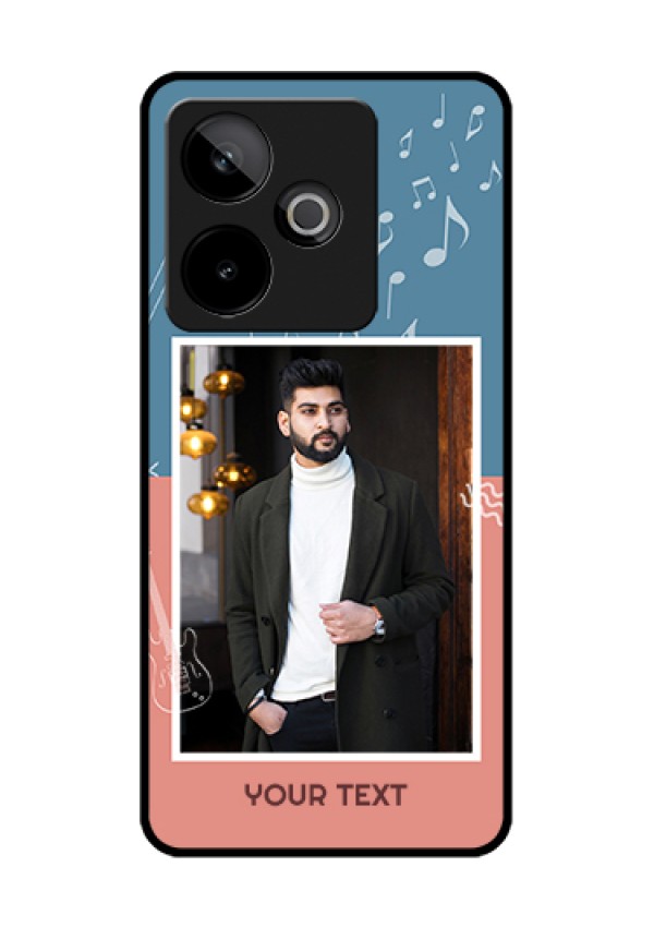 Realme GT 7T 5G Custom Glass Phone Case - With Color Musical Note Design