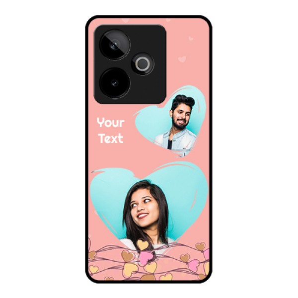 Realme GT 7T 5G Custom Glass Phone Case - Love Doodle Design