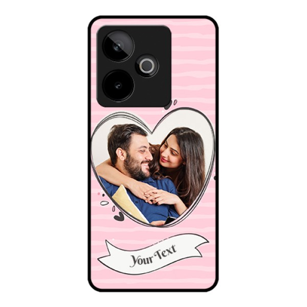 Realme GT 7T 5G Custom Glass Phone Case - Vintage Heart Design