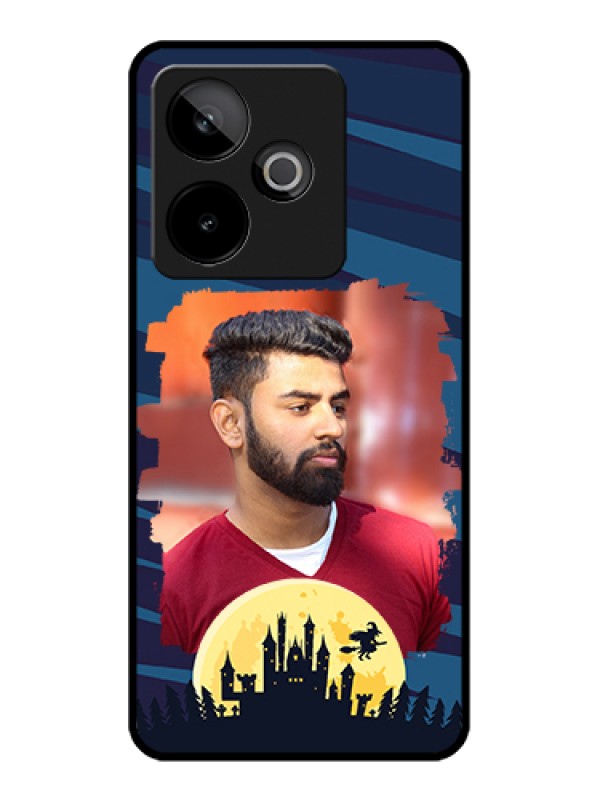 Custom Realme GT 7T 5G Custom Glass Phone Case - Halloween Witch Design