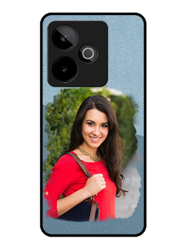 Custom Realme GT 7T 5G Custom Glass Phone Case - Grunge Line Art Design