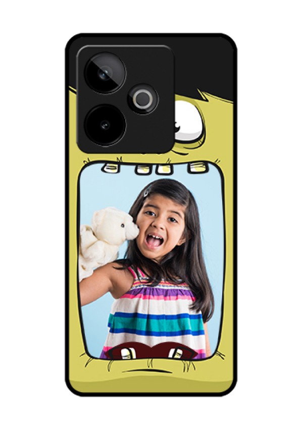 Realme GT 7T 5G Custom Glass Phone Case - Cartoon Monster Back Case Design