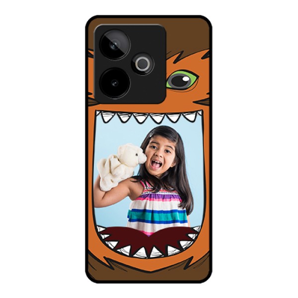 Realme GT 7T 5G Custom Glass Phone Case - Owl Monster Back Case Design Realme GT 7T 5G Custom Glass Phone Case - Owl Monster Back Case Design