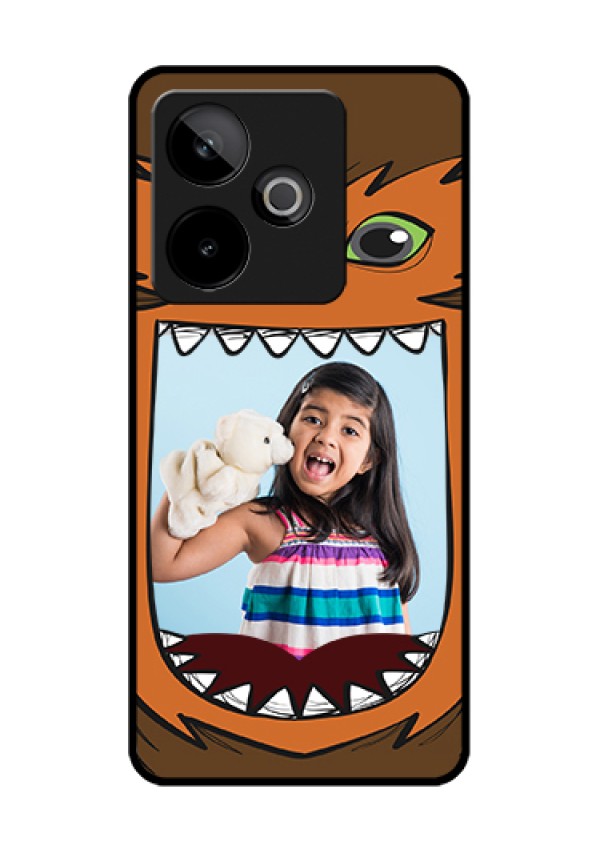 Realme GT 7T 5G Custom Glass Phone Case - Owl Monster Back Case Design
