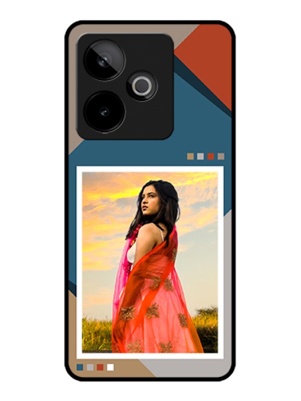 Custom Realme GT 7T 5G Custom Glass Phone Case - Retro Color Pallet Design