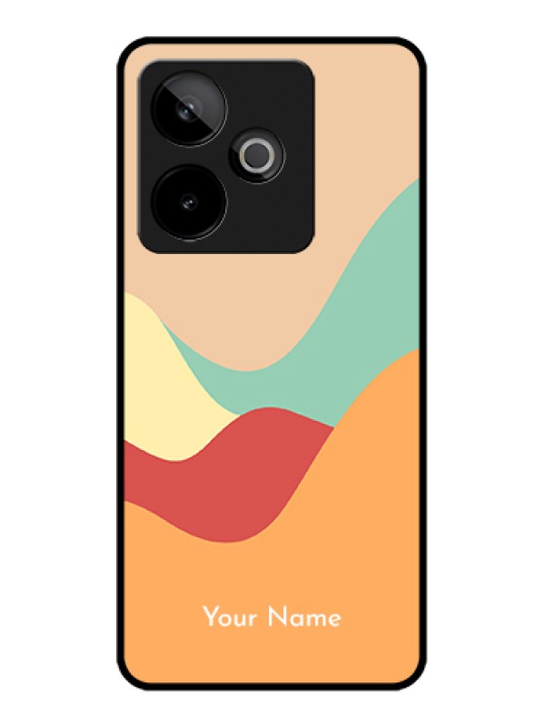 Custom Realme GT 7T 5G Custom Glass Phone Case - Ocean Waves Multi - Colour Design