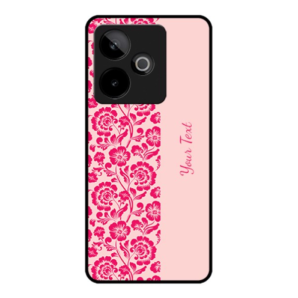 Realme GT 7T 5G Custom Glass Phone Case - Attractive Floral Pattern Design Realme GT 7T 5G Custom Glass Phone Case - Attractive Floral Pattern Design