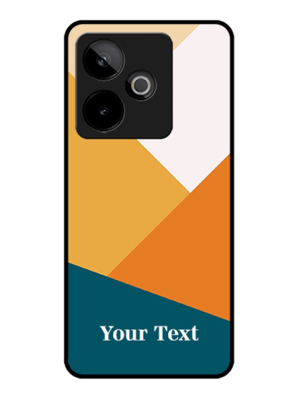 Custom Realme GT 7T 5G Custom Glass Phone Case - Stacked Multi - Colour Design