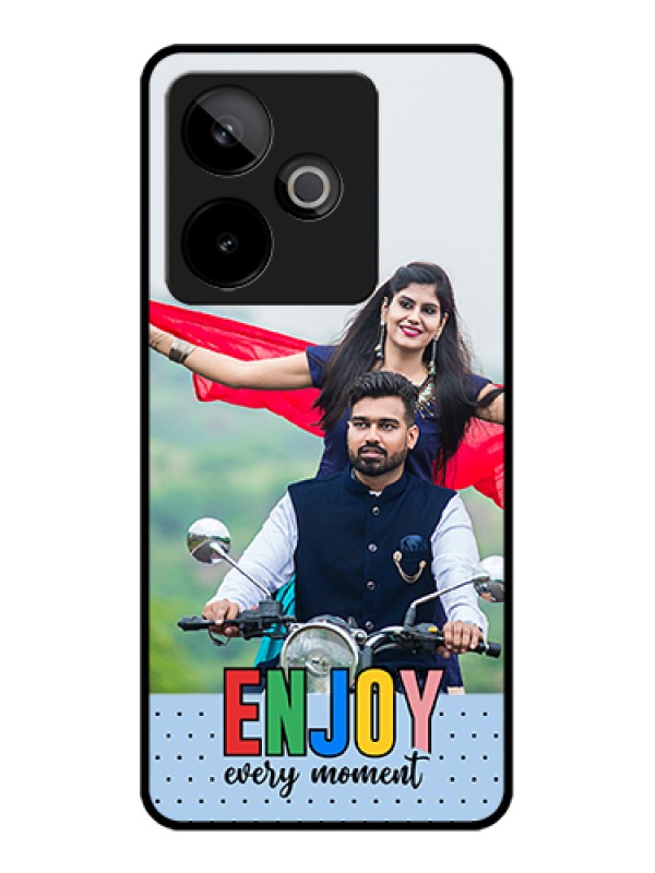 Custom Realme GT 7T 5G Custom Glass Phone Case - Enjoy Every Moment Design