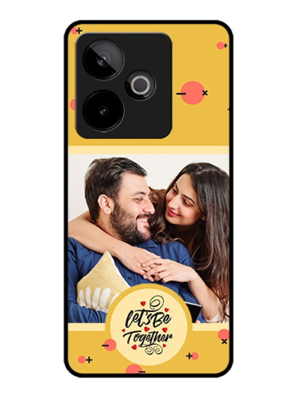 Custom Realme GT 7T 5G Custom Glass Phone Case - Lets Be Together Design