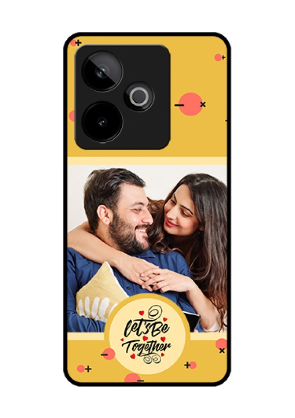 Realme GT 7T 5G Custom Glass Phone Case - Lets Be Together Design