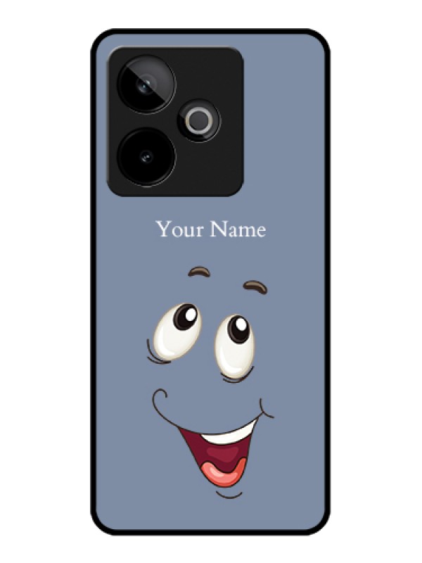 Custom Realme GT 7T 5G Custom Glass Phone Case - Laughing Cartoon Face Design