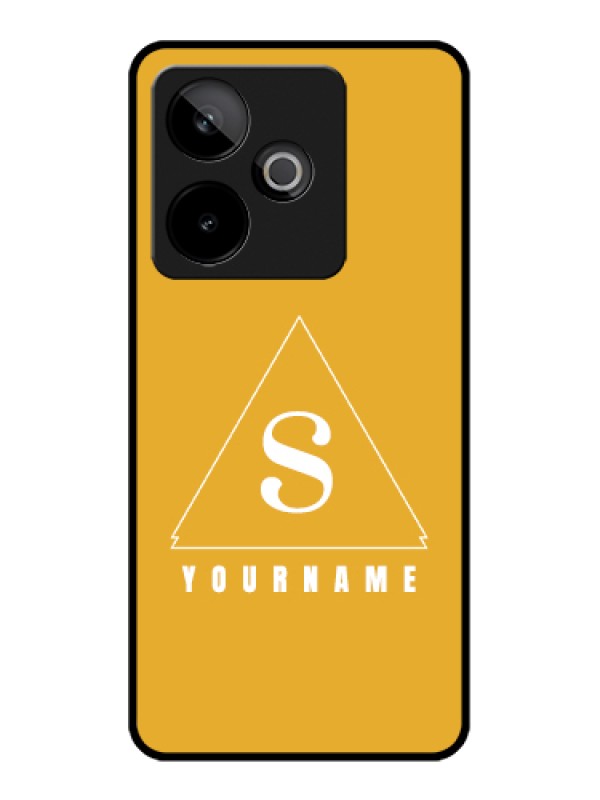 Custom Realme GT 7T 5G Custom Glass Phone Case - Simple Triangle Design