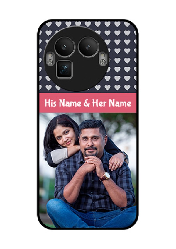 Realme GT 8 Pro Custom Glass Phone Case - Love Symbols Design