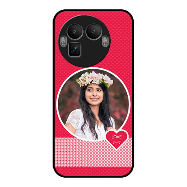 Realme GT 8 Pro Custom Glass Phone Case - Pink Color Pattern Design