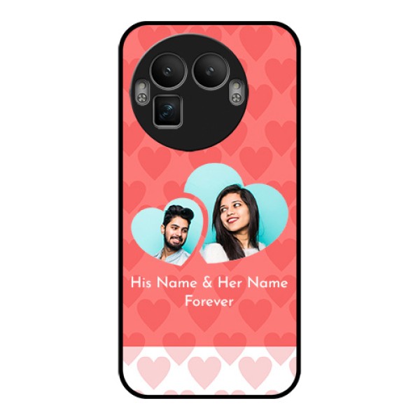 Realme GT 8 Pro Custom Glass Phone Case - Couple Pic Upload Design Realme GT 8 Pro Custom Glass Phone Case - Couple Pic Upload Design