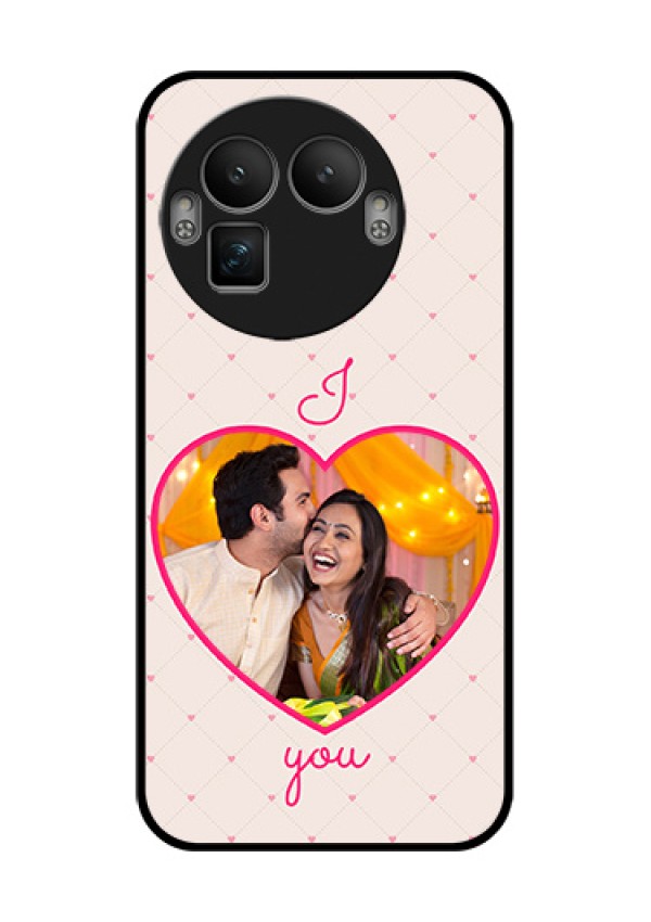 Realme GT 8 Pro Custom Glass Phone Case - Heart Shape Design