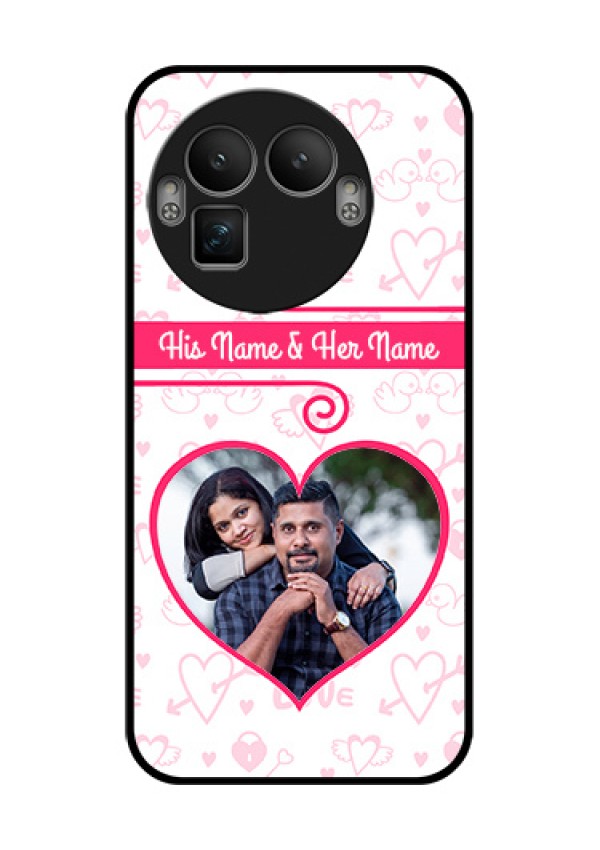Realme GT 8 Pro Custom Glass Phone Case - Heart Shape Love Design