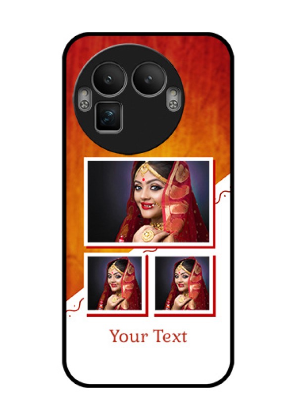 Realme GT 8 Pro Custom Glass Phone Case - Wedding Memories Design