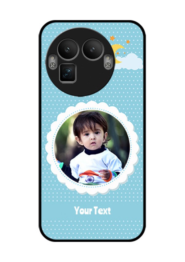 Realme GT 8 Pro Custom Glass Phone Case - Violet Pattern Design