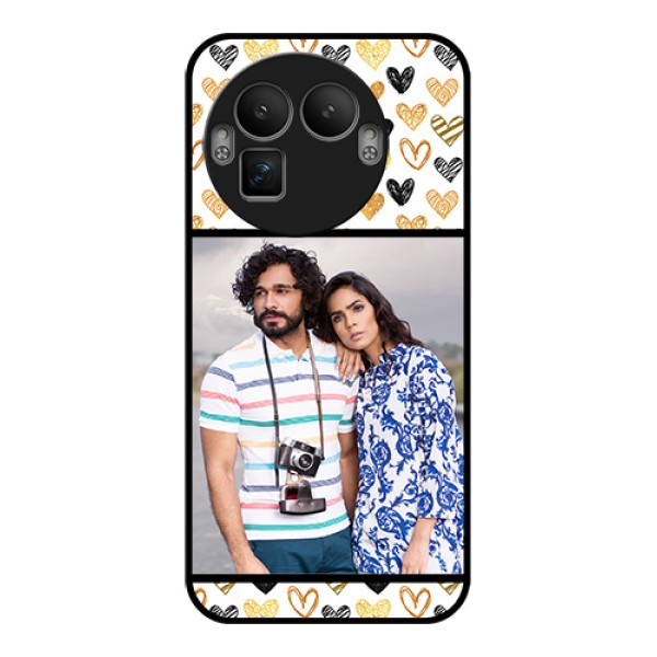 Realme GT 8 Pro Custom Glass Phone Case - Love Symbol Design