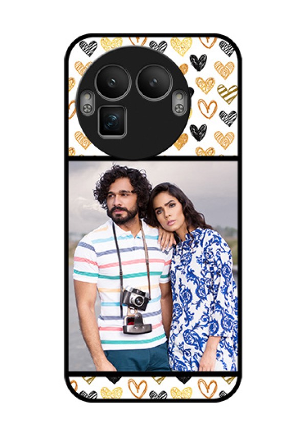 Realme GT 8 Pro Custom Glass Phone Case - Love Symbol Design