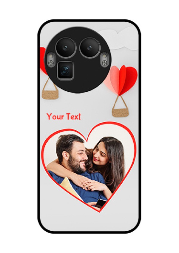 Realme GT 8 Pro Custom Glass Phone Case - Parachute Love Design