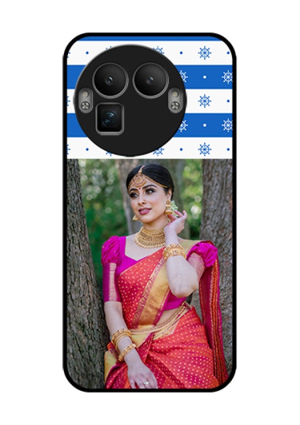 Realme GT 8 Pro Custom Glass Phone Case - Snow Pattern Design
