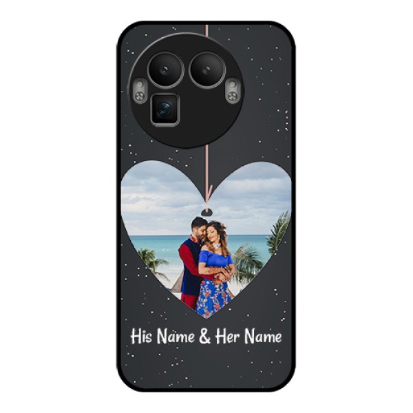 Realme GT 8 Pro Custom Glass Phone Case - Hanging Heart Design