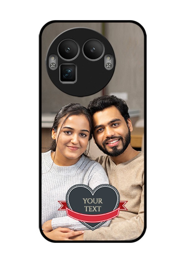 Realme GT 8 Pro Custom Glass Phone Case - Just Married Couple Design