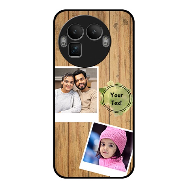 Realme GT 8 Pro Custom Glass Phone Case - Wooden Texture Design