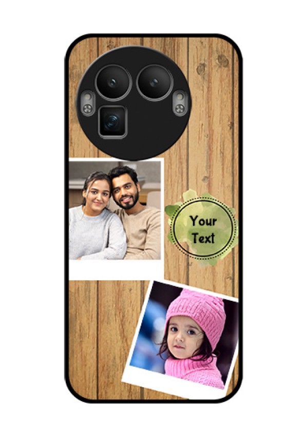 Realme GT 8 Pro Custom Glass Phone Case - Wooden Texture Design