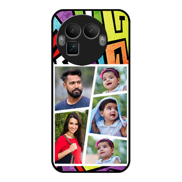 Realme GT 8 Pro Custom Glass Phone Case - Graffiti Pattern Design