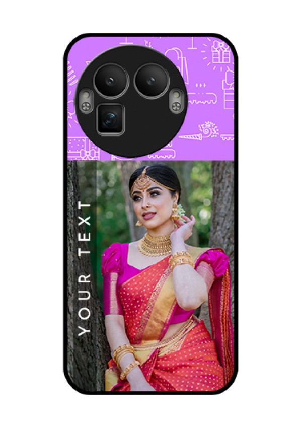 Realme GT 8 Pro Custom Glass Phone Case - Birthday Icons Design